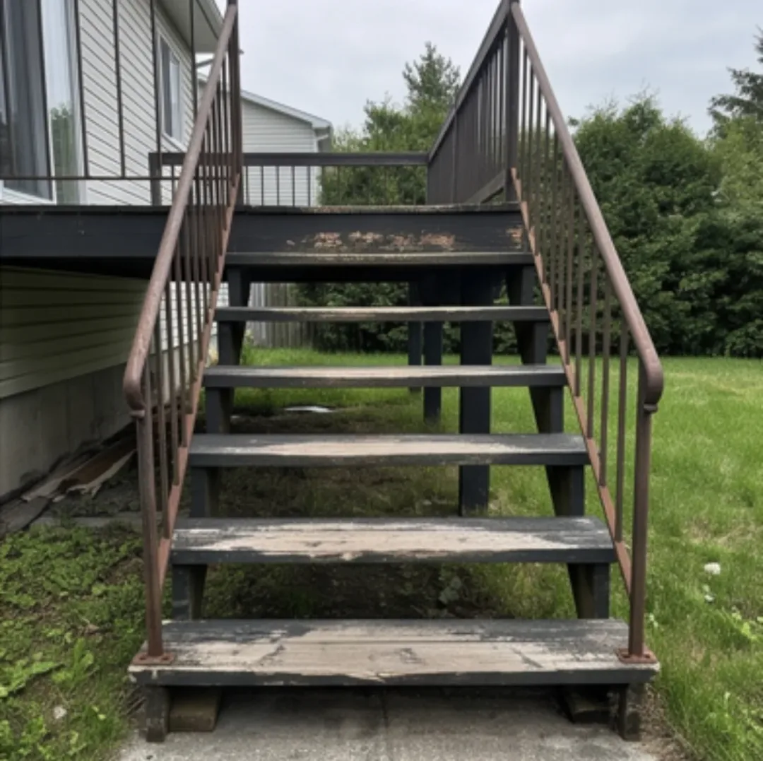 Avant - Escalier extérieur