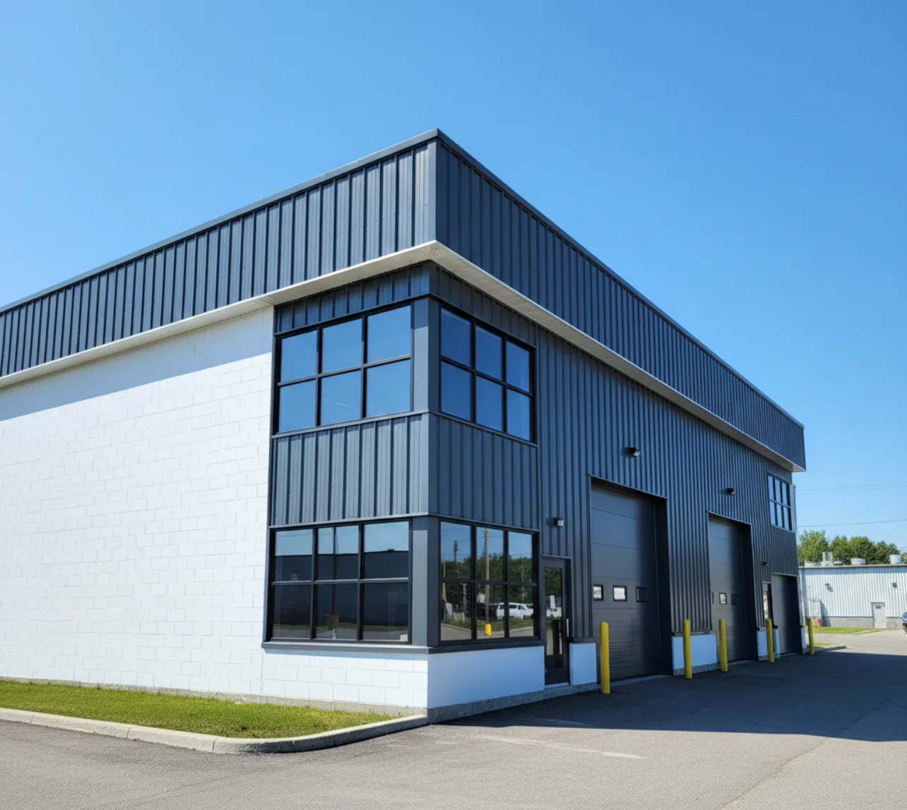 Après - Peinture extérieure usine au pistolet