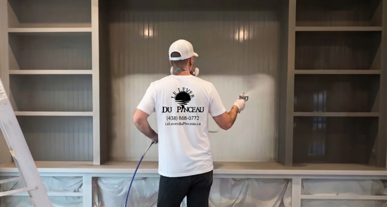Peinture d'armoires de cuisine